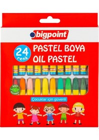 Resim Bigpoint Pastel Boya 24 Renk 