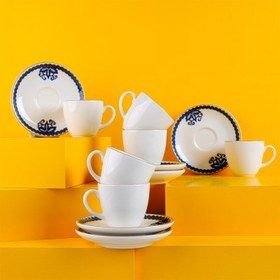 Resim Marianna Milet 6 Kişilik Türk Kahve Fincan Takımı 90 ml 