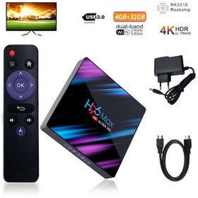 Resim H96 Max Android 9.0 / OS 4G RAM 32 GB Akıllı TV Box 