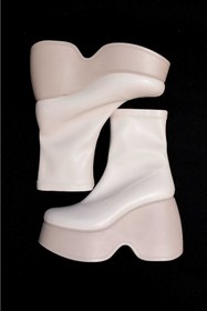 Resim MaisonStanbul Gigi Platform Bootie 