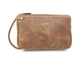 Resim Guard Antik Taba Unisex Çift Fermuarlı El Çantası Çok Renkli 