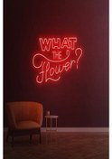 Resim Twins Led What The Flower Yazılı Neon Tabela Kırmızı Model:model:30773366 Kırmızı 