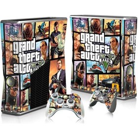 Resim Aircraft Jzcat Xbox360 Slim Konsol Tam Gövde Çıkartması Ve Joystick Çıkartması-8 