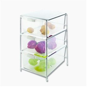 Resim 3 Katlı Çekmeceli Sebzelik 32x43x64 Cm 