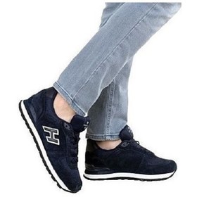 Resim Hammer Jack 19250 Lacivert Hakiki Deri Erkek Günlük Spor Ayakkabı Sneaker Kalın Taban Bağcıklı 