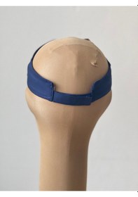 Resim Aida Jewelss Pamuk Sporcu Koşu Tenis Vizör Şapka Arka Kısmı Ayarlanabilir Unisex Vizör Şapka Mavi. 