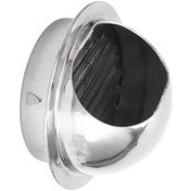 Resim Pazly 6 İnç Paslanmaz Çelik Havalandırma Kapağı - Yağmur Ve Rüzgar Koruma, Ev Ve İş Fan/soğutucu Aksesuarı 