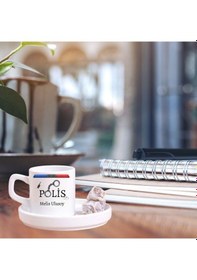 Resim Polislere Özel Türk Kahve Fincanı Ve Altı 