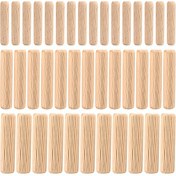 Resim Seeppitous 90PCS Ahşap Dübel Pimleri, Düz Oluk Ahşap Dübel Pimleri Eğimli Uçlu Konik, Mobilya Kapısı Için, M6 M8 M10 (Yurt Dışından) 