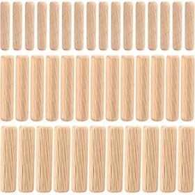 Resim Seeppitous 90PCS Ahşap Dübel Pimleri, Düz Oluk Ahşap Dübel Pimleri Eğimli Uçlu Konik, Mobilya Kapısı Için, M6 M8 M10 (Yurt Dışından) 