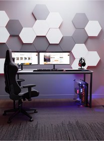 Resim KODIGU 160x60cm Oyuncu Masası - Gamer Desk - Gaming Masa - Bilgisayar Masası | 160cm x 60cm | Ayarlı Ayak 