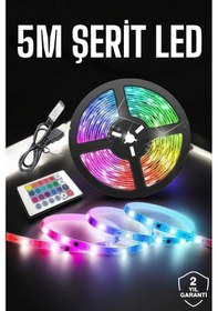 Resim Led Işık 5 Metre Şerit Led Rgb Işıklı 