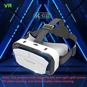Resim 1 SHINECON 3D film mobil telefon VR gözlüğü-ayarlanabilir VR gözlükleri, yüksek çözünürlüklü 3D görüntüleme etkisi, gerçekçi oyun deneyimi, rahat ve güvenli burun pedi ve çene kayışı, sürükleyici VR film izlemesi ve 3D oyun deneyimi için uygundur 