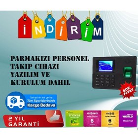Resim Parmak İzi Takip Sistemi Personel Takip Programı Kurulum Dahil 