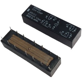 Resim G6A-434P-48V 14Pin'Li Röle Dört Enversör Kontak 48Vdc 1A 