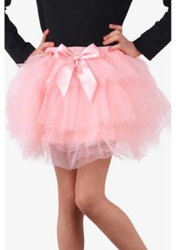 Resim Breeze Kız Çocuk Tütü Etek 8-12 Yaş, Somon Pembe 