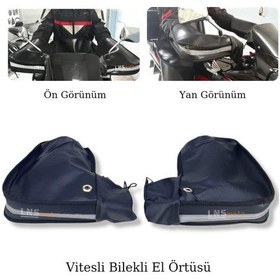Resim Lns Motosiklet El Rüzgarlığı Büzgülü Model Vitesli Model 
