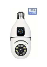 Resim O-kam 4046 2mp Ampül Kamera Wifi Gece Görüşlü Çift Lensli 
