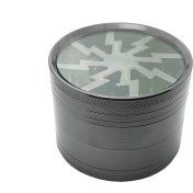 Resim Falconetti Siyah Renk 60 mm. Grinder Öğütücüsü Herbal Parçalayıcı Ps93sy 
