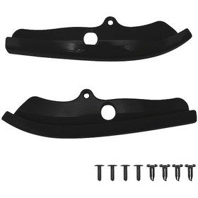 Resim Cloudstore Siyah 2 Parça Dodge Challenger Ön Tampon Lip Spoiler Koruma 2015-2024 