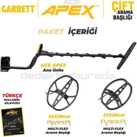 Resim Garrett Ace Apex Dedektör Çift Başlıklı 