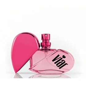 Resim viarella Eti Viar Kadın Cep ve Çanta Parfümü 2'Lİ Set Pembe Kalp Şekilli 2x28 ml 