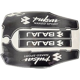 Resim Bajaj Pulsar Ns200 Siyah Şase Ve Maşa Sticker Etiket Modeli 