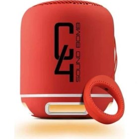 Resim Zibox Powerway C4 Taşınabilir Sese Duyarlı Led Işıklı Bluetooth Hoparlör Ses Bombası 