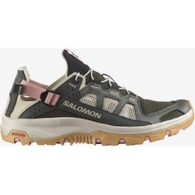 Resim Salomon Techamphıbıan 5 W Kdn Peat/Rainy Day/Hyma Pink Su Ayakkabısı L47750800 - Antrasit - Pembe 