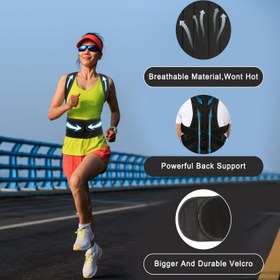 Resim Yetişkinler için Ayarlanabilir Görünmez Duruş Düzeltici 1 adet - Nefes Alabilen Polyester Sırt Destek Kayışı, Duruşu İyileştirmeye Yönelik Ergonomik Tasarım, Rahat Üst Sırt Hizalaması, Siyah, Aktif Giysi Aksesuarı | Ayarlanabilir Kayış | Dayanıklı Yapı, Sırt Duruş Düzeltici 