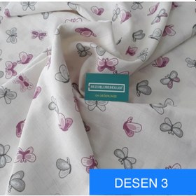 Resim Huzurlubebekler Müslim Kundak Desen 3 Beyaz 100 x 100 CM 