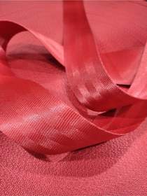 Resim Renkli Emniyet Kemeri Kolonlu 6 Metre 2 Kemer İçin Kırmızı 