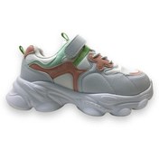Resim pepino 1440 Hafif Ortopedik Kız Çocuk Beyaz/pudra Sneaker 