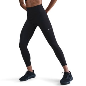 Resim Nike Dri-Fit Tempo High-Waisted 7/8 Kadın Siyah Koşu Tayt HV8170-010 