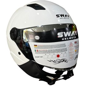 Resim Sway TEZ MOTOR AÇIK MOTOSİKLET KASKI SWAY 765 GÜNEŞ GÖZLÜKLÜ 