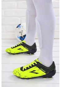 Resim Lig Meteor Erkek Krampon Çim Saha Futbol Ayakkabısı Sarı (415159489) 