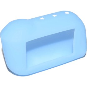 Resim Wenchang Shop C Gökyüzü Mavi Starline A63 A39 A36 A66 A96 2 Yönlü Araç Alarmı LCD Uzaktan Kumanda Silikon Anahtarlık Kılıfı (Yurt Dışından) 