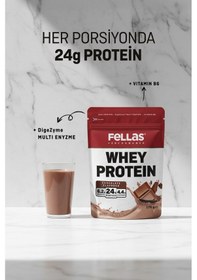 Resim Fellas Whey Protein Tozu - Çikolata Aromalı 175 G Çikolata 
