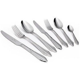 Resim Maxx Doria Prague 6 Kişilik 42 Parça Çatal Kaşık Bıçak Takımı Pa1060 Metalik 