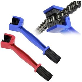 Resim Tongdashop Kırmızı Bisiklet Veya Motosiklet Zincir Temizleme Fırçası Seti 