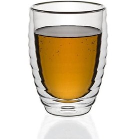 Resim Aryıldız Ultraform Çift Cidarlı Cam Bardak 350 Ml 