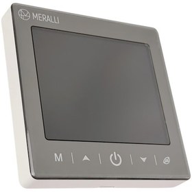 Resim Dijital Kablolu Termostat Merallı Bc400e Gri Wi Fi Dokunmatik Tuya 