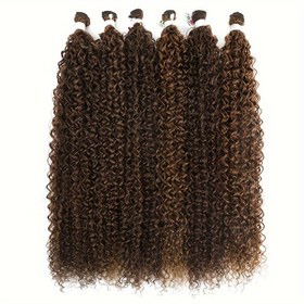 Resim BHF Kadın Jerry Bukle Sentetik Saç Ekleri, 70cm Uzunluk, 100g Paket, Yumuşak ve Karışmaz, Doğal Bukle Tanımı, Tüm İnsanlar İçin Uygundur 