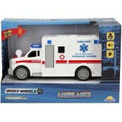 Resim Sunman 1:20 Maxx Wheels Sesli ve Işıklı Ambulans - Beyaz 