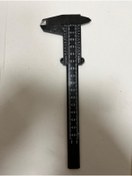 Resim NEF Microblading Ve Kalıcı Makyaj Ölçüm Cetveli Kumpas Siyah Kalıcı Kaş Ölçümü 