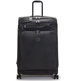 Resim Kipling Kıplıng New Youri Spin L Büyük Boy Tekerlekli Valiz Siyah Black Noır 