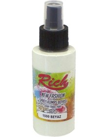 Resim Rich New Fashion Sprey Kumaş Boyası 100 Cc. 1500 Beyaz 