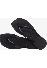 Resim Havaianas Kadın Siyah Parmak Arası Terlik 41-42 Hafif ve Konforlu Tasarım ile Düz Taban 