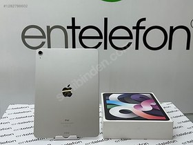 Resim İkinci El APPLE İPAD AİR 4 64 GB GÜMÜŞ KUTULU HATASIZ TERTEMİZ TR CİHAZI 