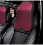 Resim Sones Dört Mevsim Nefes Alabilen Hafızalı Köpük Araba Boyun Yastığı Polyester Kafalık Kırmızı 